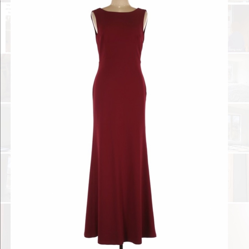 Lulu's Burgundy Maxi Dress